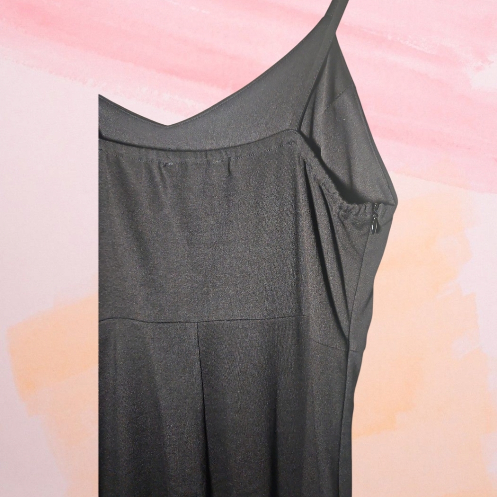 Zalalus Elegant Black Spaghetti Strap Dress NWT - Picture 5 of 8